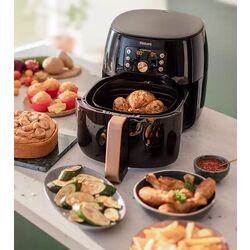 Friteuza cu aer cald Philips Ovi Smart HD9867/90 (Black) Thumb