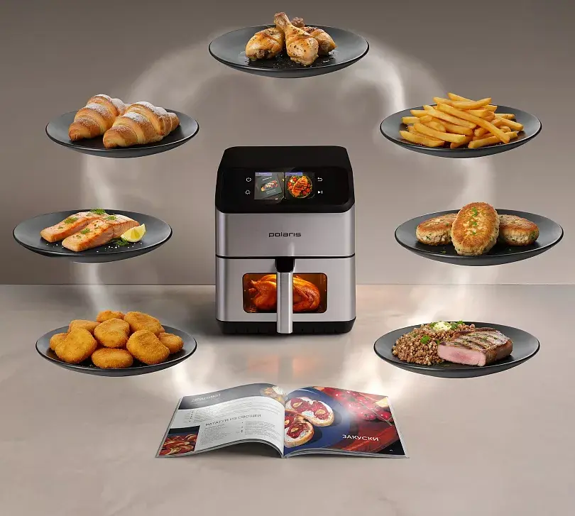 Friteuza cu aer cald Polaris PAF 9017DWS (Silver/Black) - 8