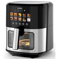 Friteuza cu aer cald Samus AF6.5H-S1701DW (Black/Inox) Thumb