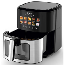 Friteuza cu aer cald Samus AF6.5H-S1701DW (Black/Inox) Thumb