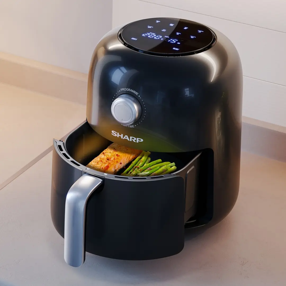 Friteuza cu aer cald Sharp AF-GS404AE-B (Black) - 4