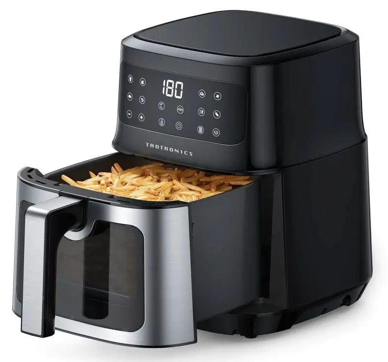 Friteuza cu aer cald TaoTronics TT-AF011 Air Fryer (Black/Inox)