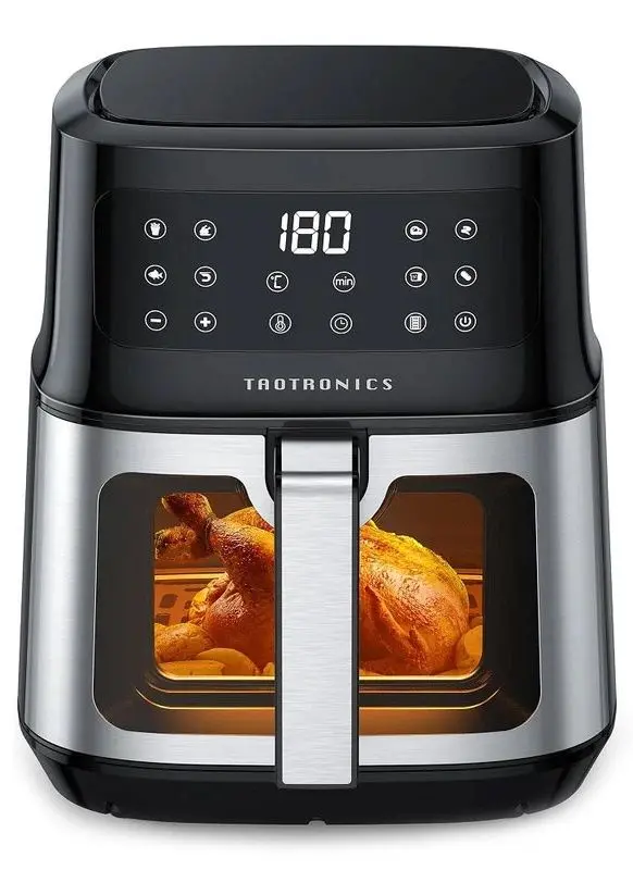 Friteuza cu aer cald TaoTronics TT-AF011 Air Fryer (Black/Inox)