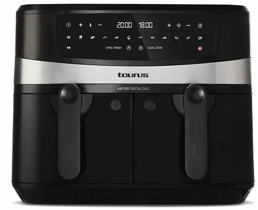 Аэрофритюрница Taurus Air Fry Digital Duo AF2600D (Black) - 5