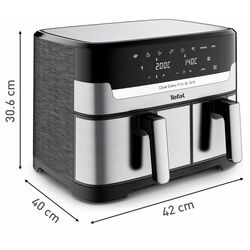 Friteuza cu aer cald Tefal Dual Easy Fry & Grill EY905D10 (Inox/Black) Thumb