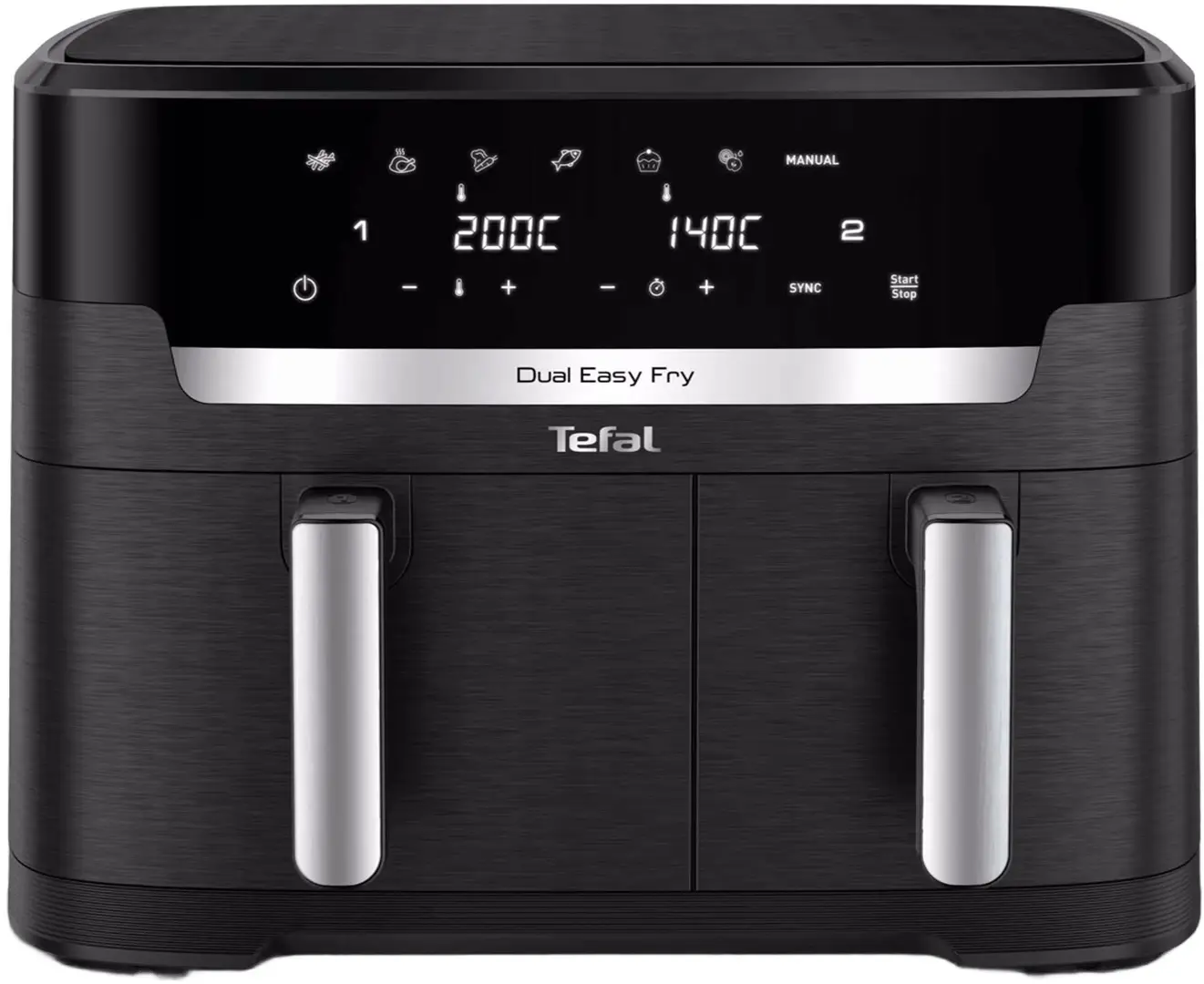 Аэрофритюрница Tefal Dual Easy Fry XXL EY9428E0 (Black)