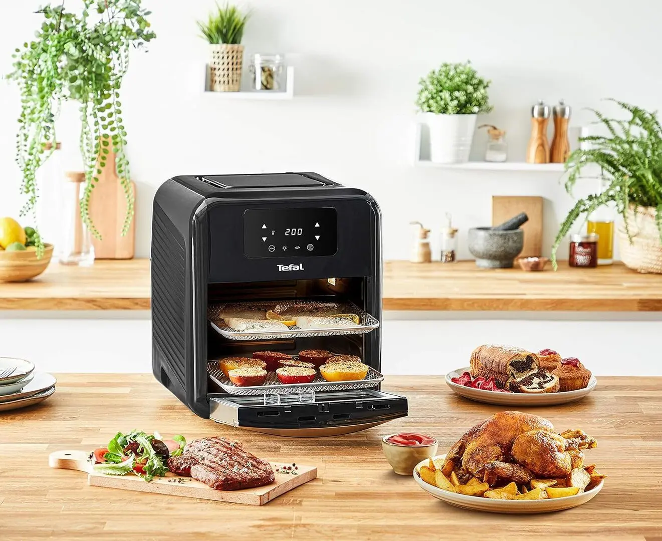 Аэрофритюрница Tefal Easy Fry FW5018 (Black) - 5