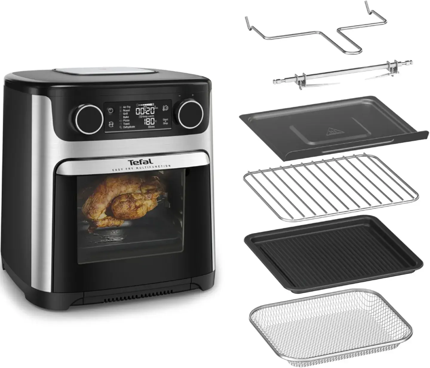 Аэрофритюрница Tefal Easy Fry FW556DE0 (Black/Inox) - 2