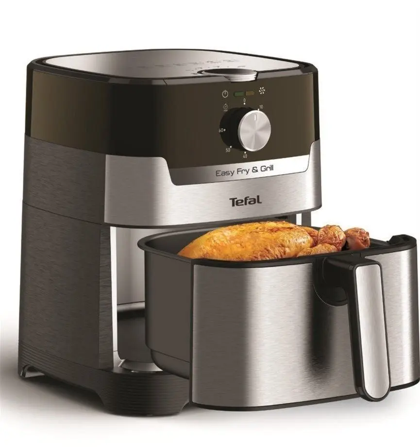 Аэрофритюрница Tefal Easy Fry&Grill EY501D15 (Inox) - 6