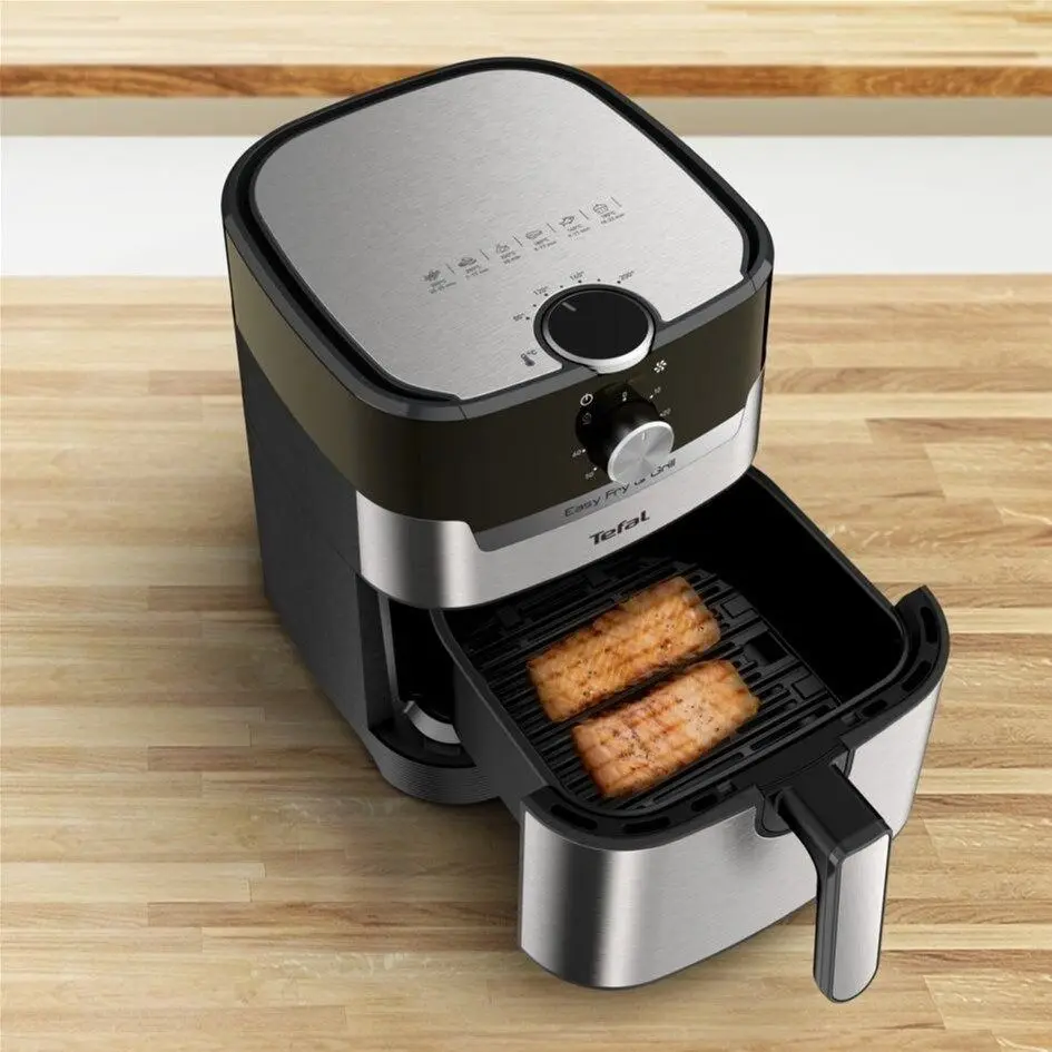 Аэрофритюрница Tefal Easy Fry&Grill EY501D15 (Inox) - 7