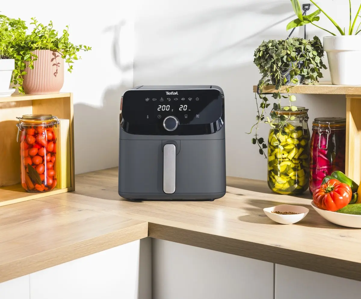 Аэрофритюрница Tefal Easy Fry Mega EY855BE0 (Grey)