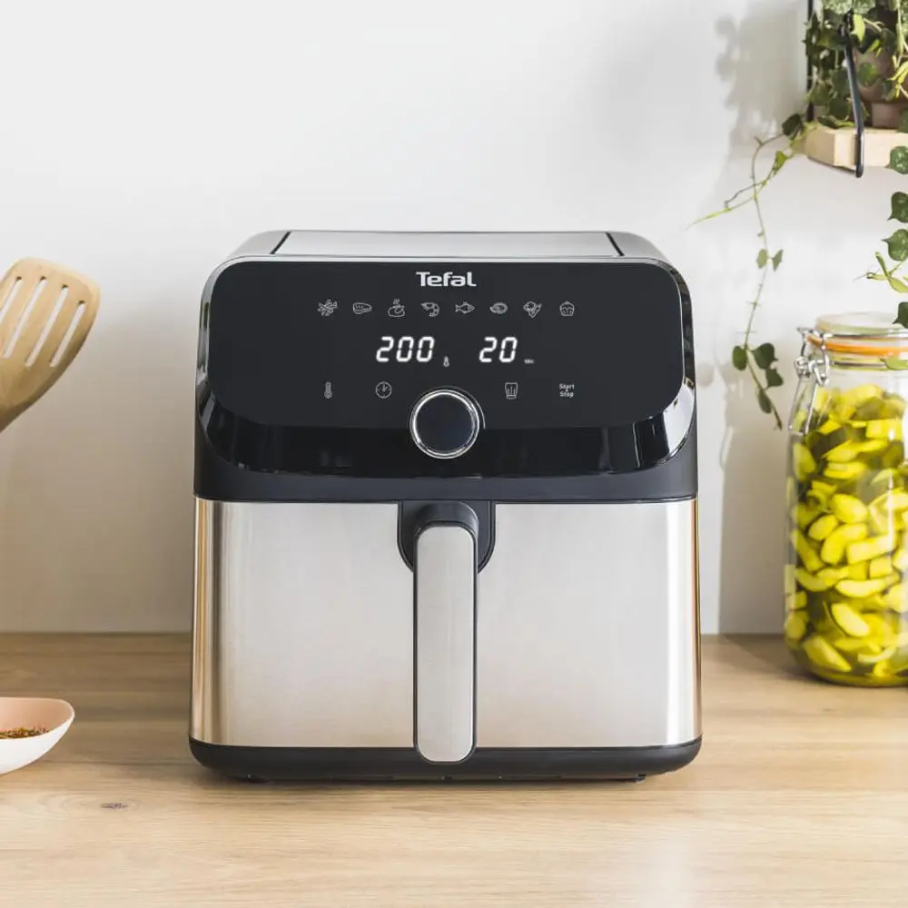 Friteuza cu aer cald Tefal Easy Fry Mega EY855D10 (Black/Inox)