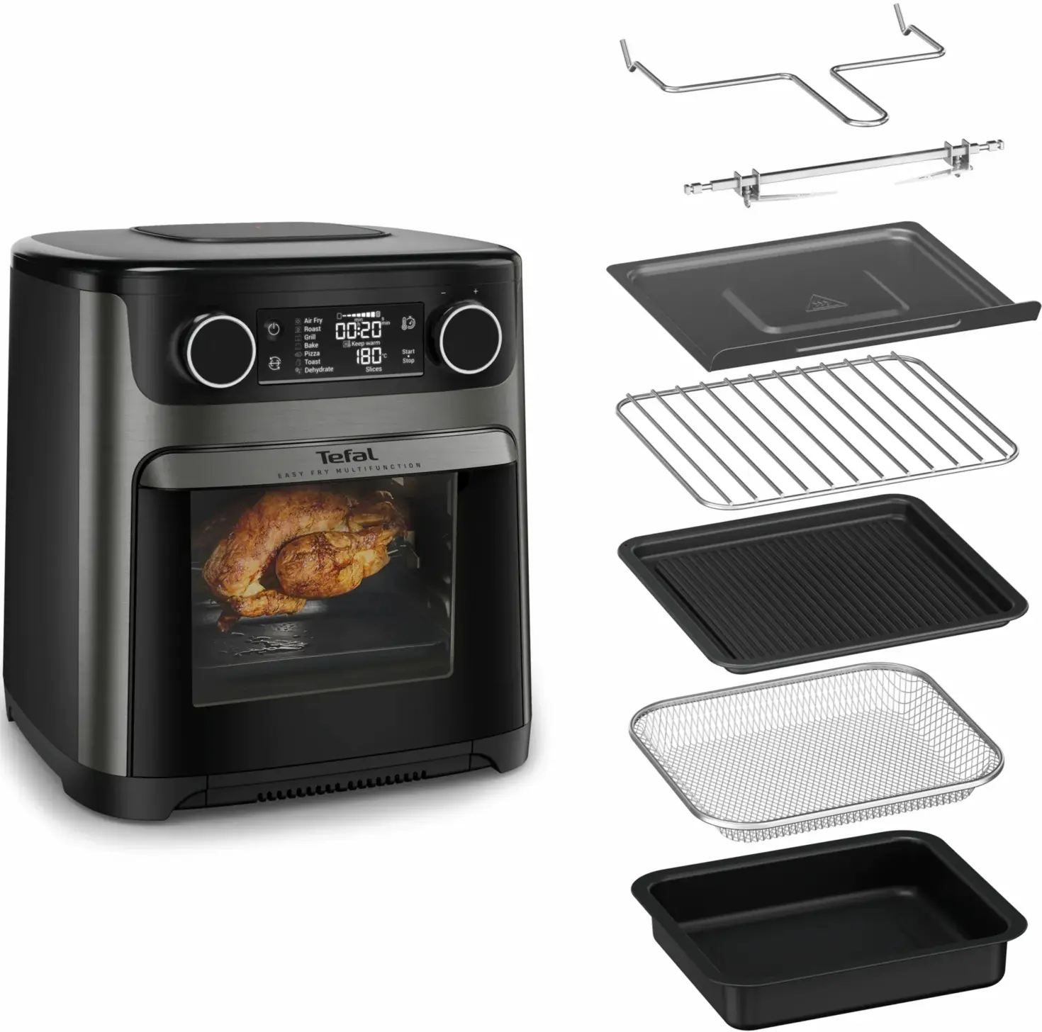 Аэрофритюрница Tefal Easy Fry Multifunctional FW5558E0 (Black)