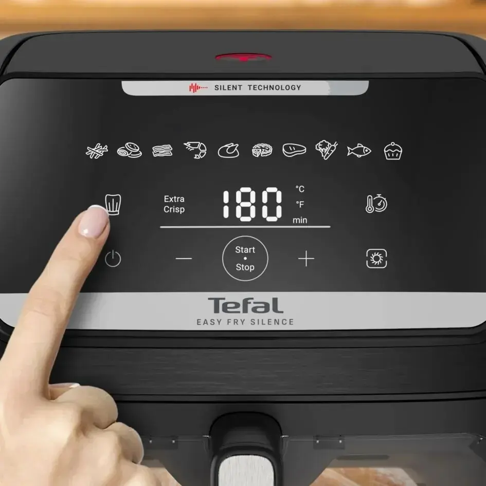 Аэрофритюрница Tefal Easy Fry Silence EY8468E0 (Black) - 3