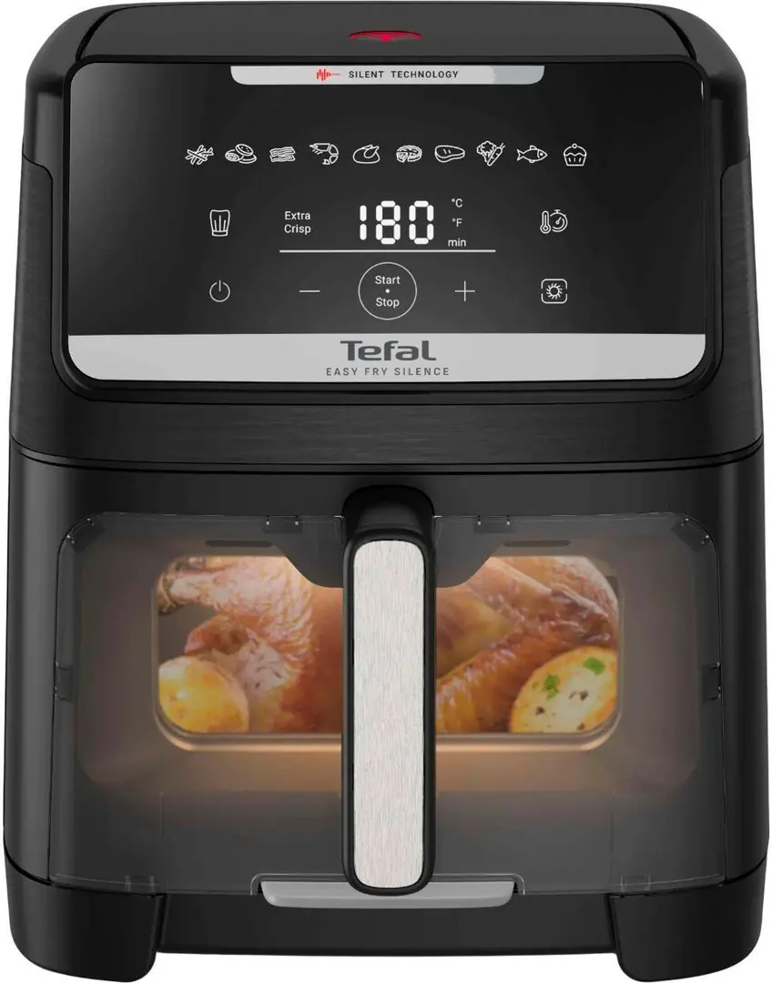 Аэрофритюрница Tefal Easy Fry Silence EY8468E0 (Black)