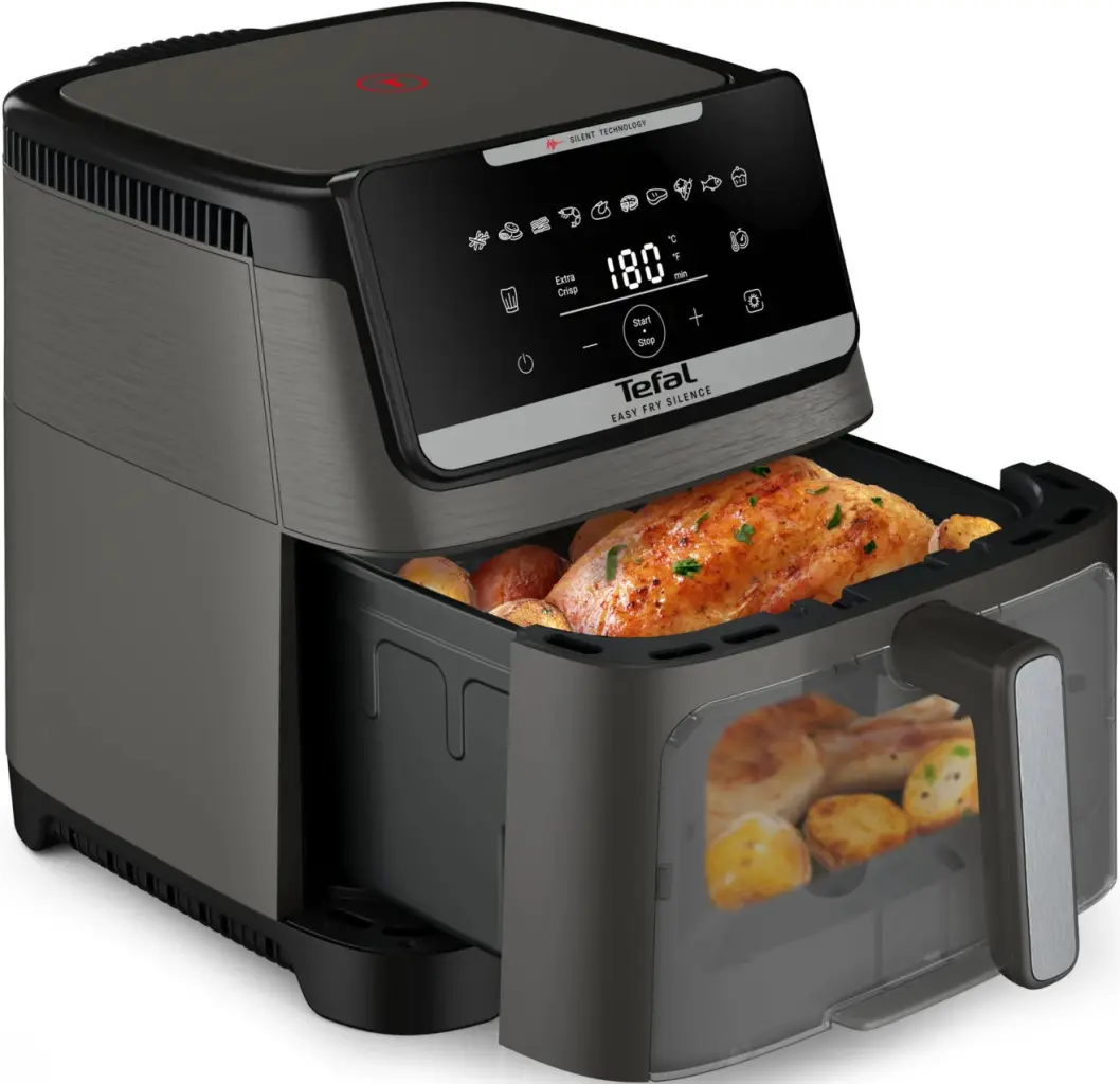Аэрофритюрница Tefal Easy Fry Silence XXL EY846HE0 (Black/Gray) - 2