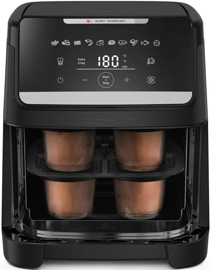 Аэрофритюрница Tefal Easy Fry Silence XXL EY846HE0 (Black/Gray) - 3