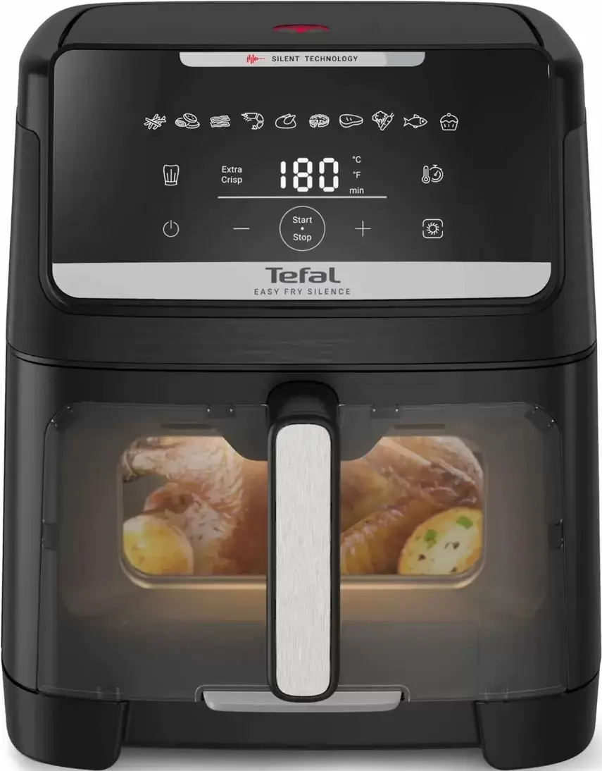 Аэрофритюрница Tefal Easy Fry Silence XXL EY846HE0 (Black/Gray)
