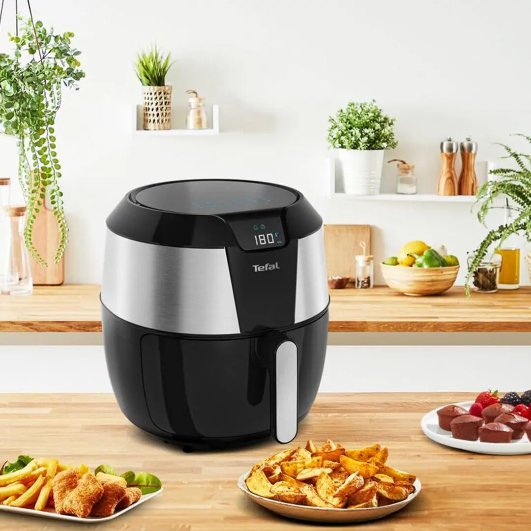 Аэрофритюрница Tefal Easy Fry XXL EY701D15 (Black/Inox)