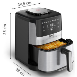 Friteuza cu aer cald Tefal EY552DE0 (Inox/Black) Thumb