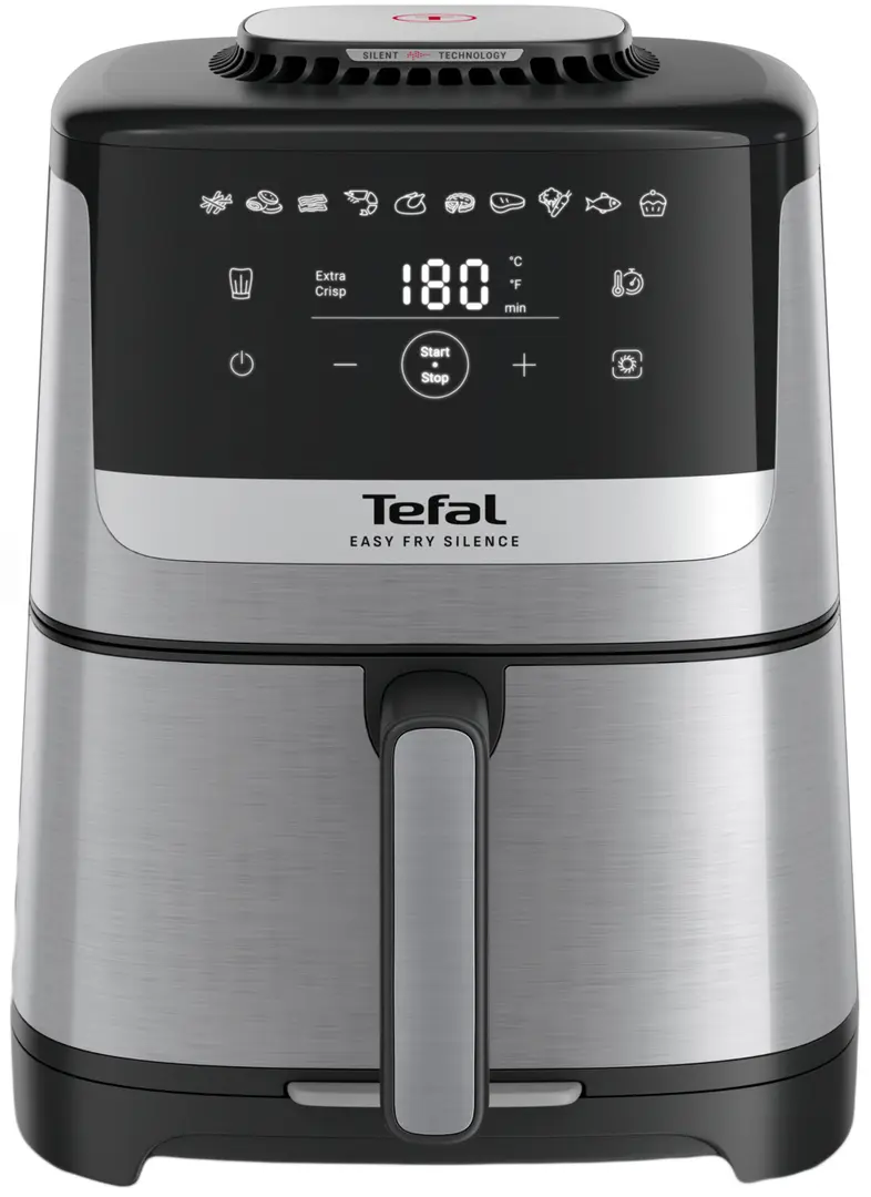 Friteuza cu aer cald Tefal EY552DE0 (Inox/Black)