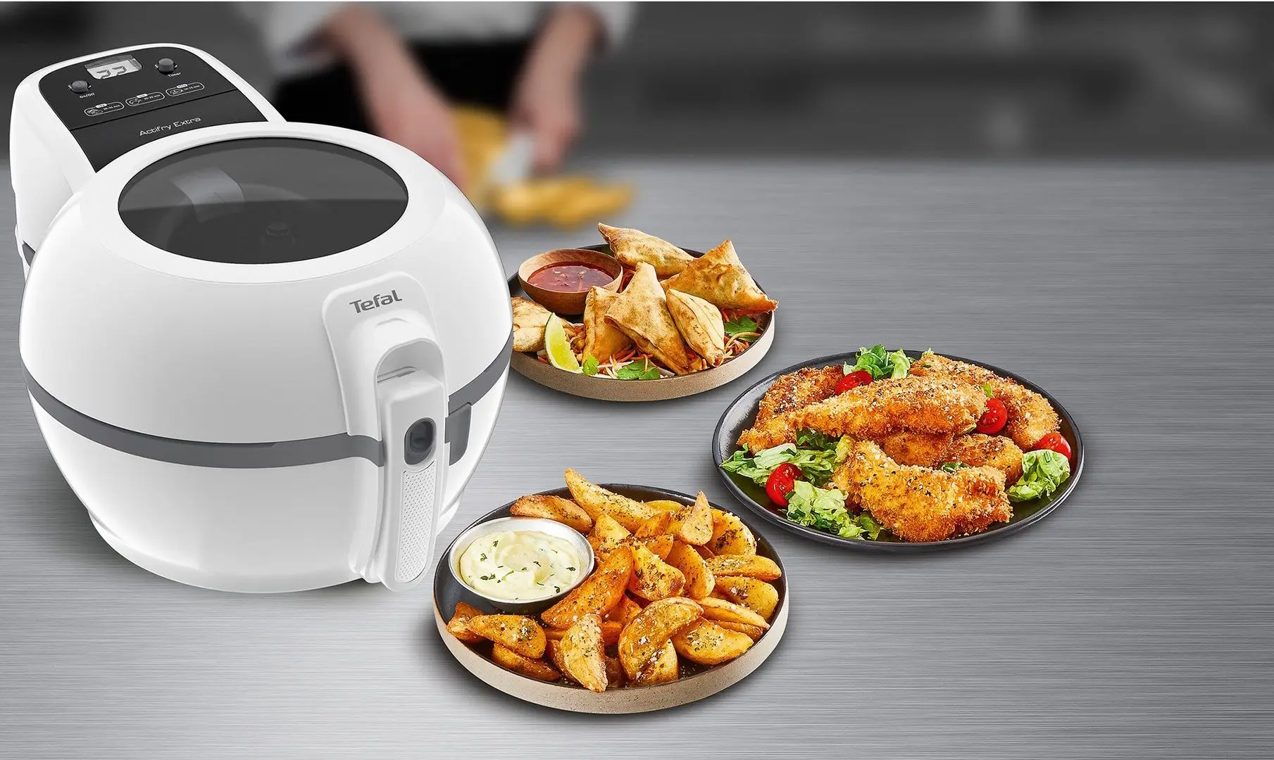 Friteuza cu aer cald Tefal ActiFry Extra FZ720015 (White) - 7