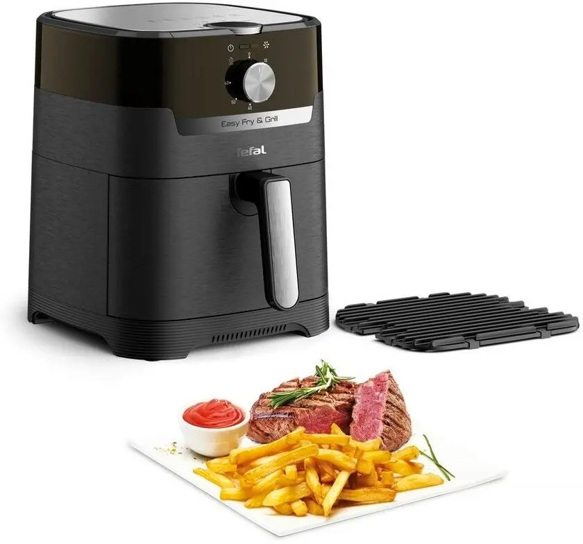 Friteuza cu aer cald Tefal Easy Fry & Grill EY501815 (Black)
