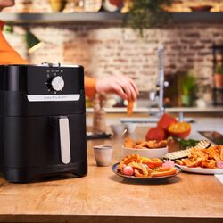 Friteuza cu aer cald Tefal Easy Fry & Grill EY501815 (Black) Thumb
