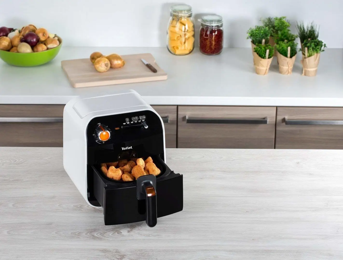 Мультипечь-аэрофритюрница Tefal Fry Delight FX100015 (White/Black) - 3