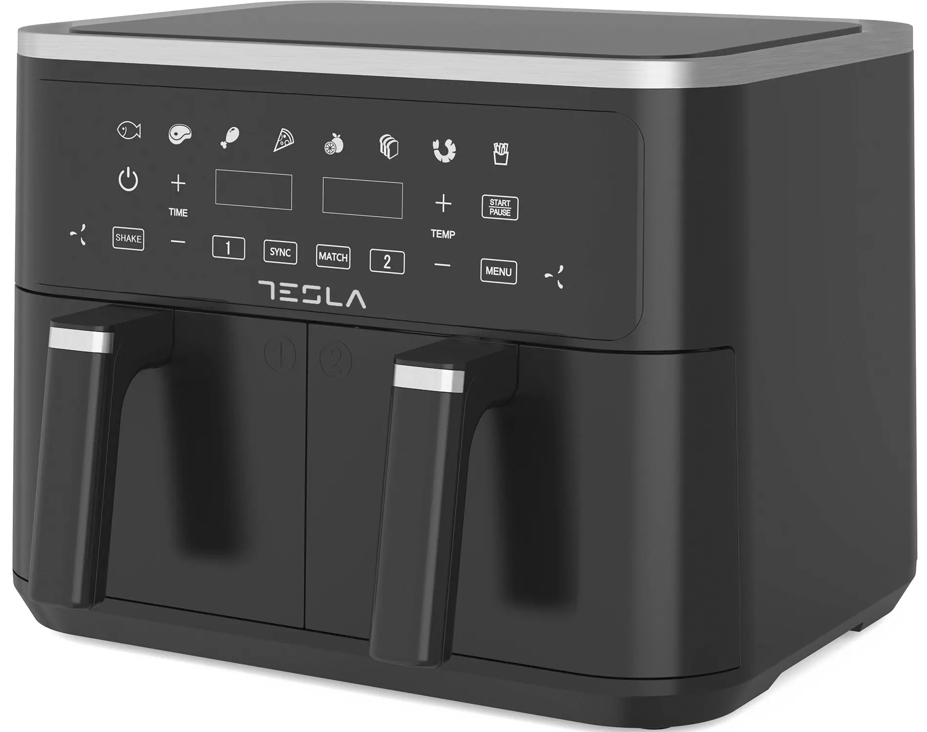 Аэрофритюрница Tesla AF900BSD (Black/Inox) - 2