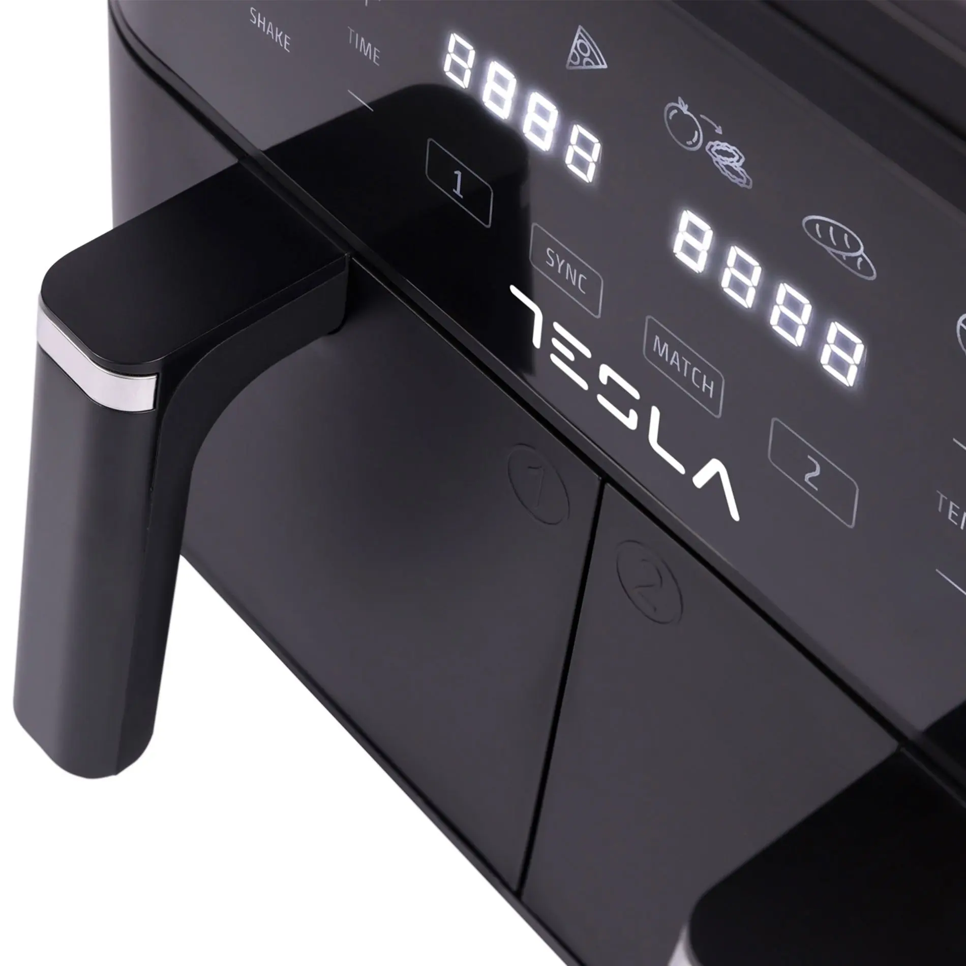 Аэрофритюрница Tesla AF900BSD (Black/Inox) - 8