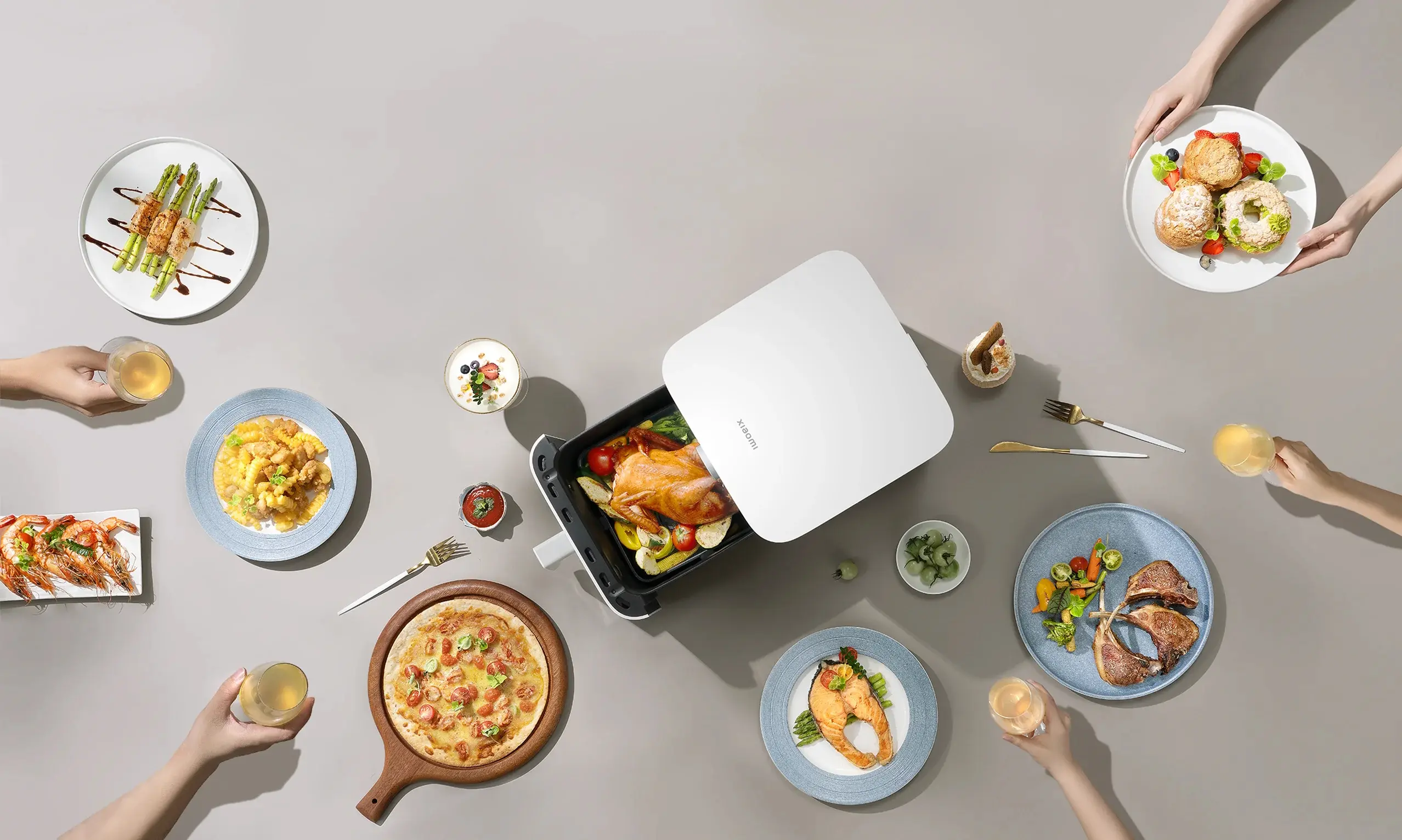 Friteuza cu aer cald Xiaomi Smart Air Fryer 6.5L (White)