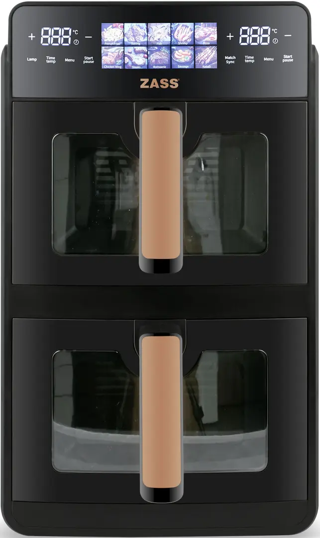 Аэрофритюрница Zass Rose Gold ZAF 23 (Black)