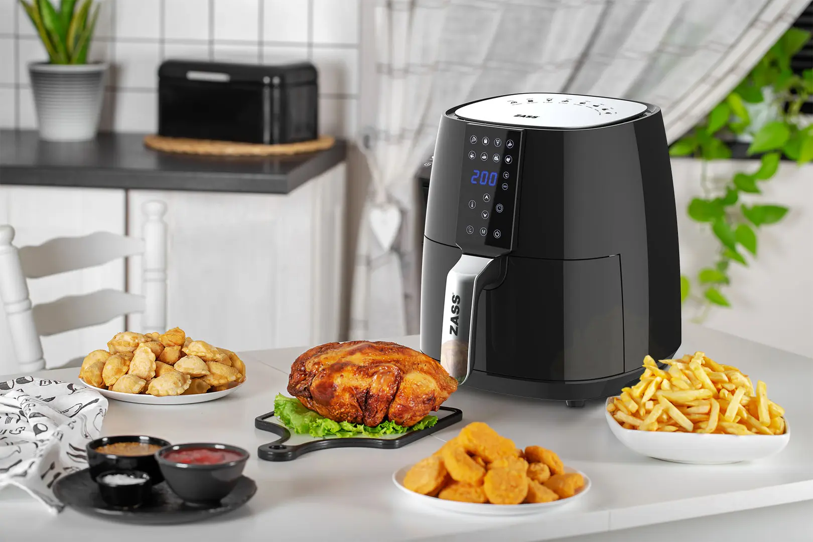 Аэрофритюрница Zass ZAF 03 (Black)