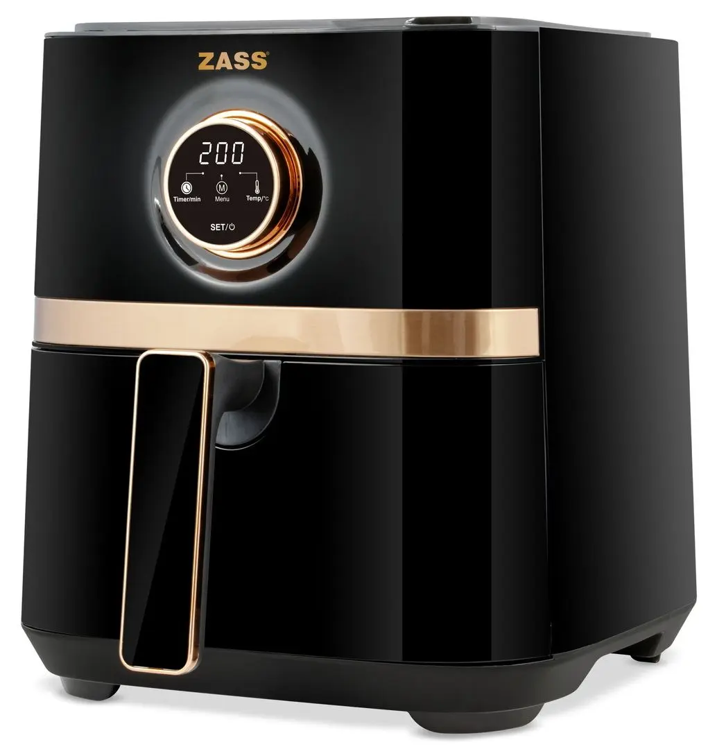 Friteuza cu aer cald Zass ZAF 20 (Black/Rose Gold)