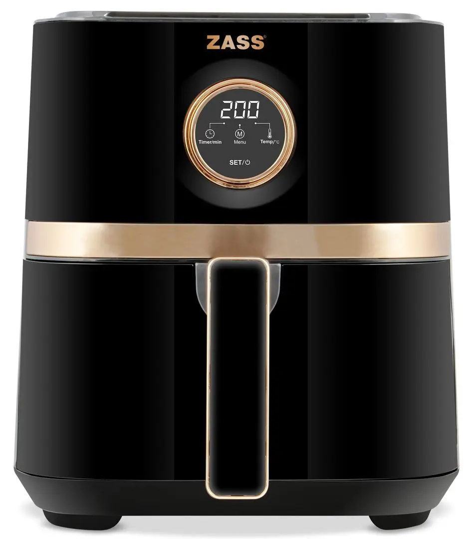 Friteuza cu aer cald Zass ZAF 20 (Black/Rose Gold)