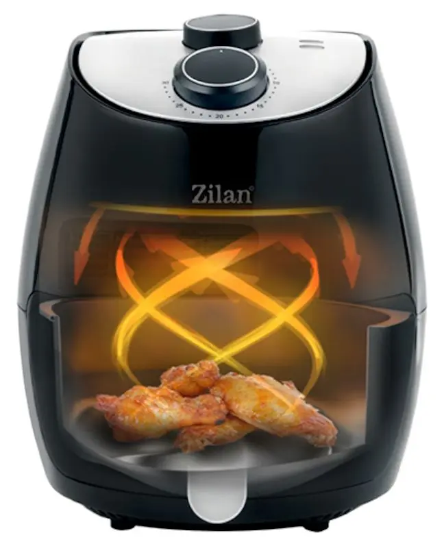 Аэрофритюрница Zilan ZLN3598 (Black) - 3