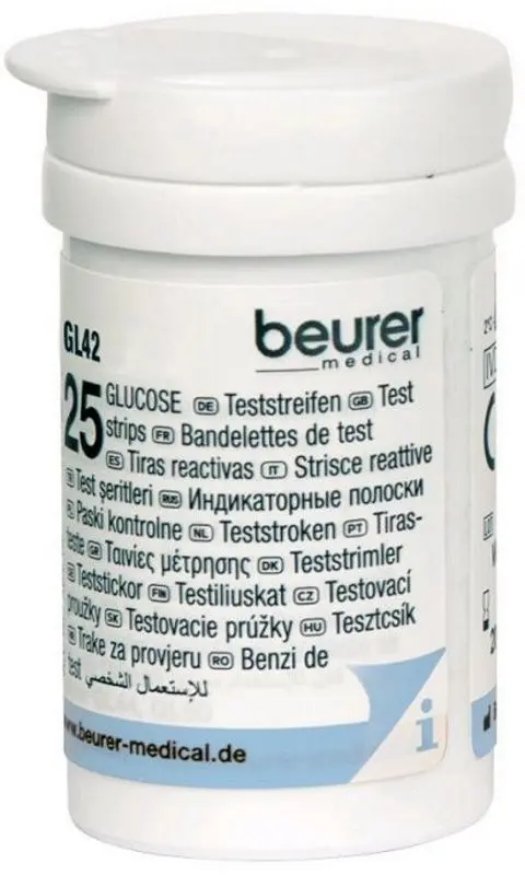 Strip test pentru glucometru Beurer Strip-Test GL42/GL43 №50