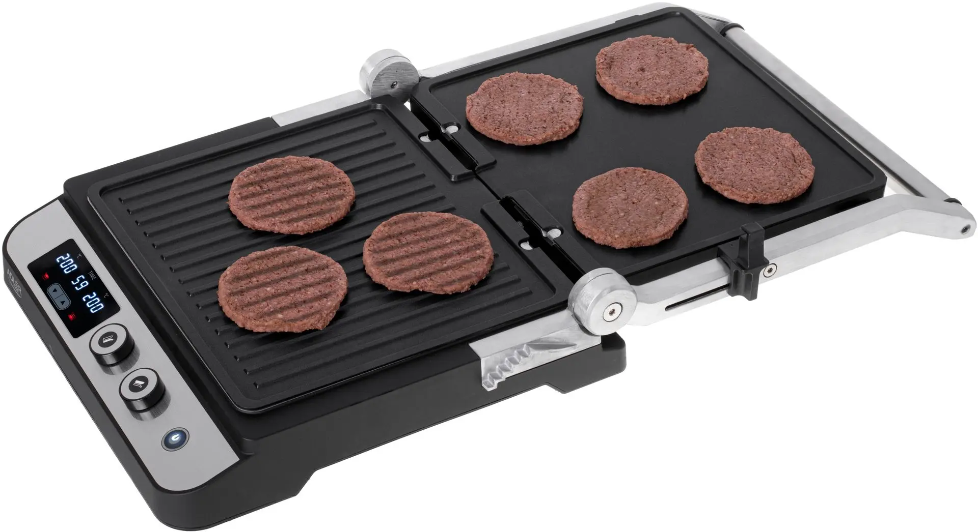 Электрогриль Adler AD 3059 (Inox/Black)