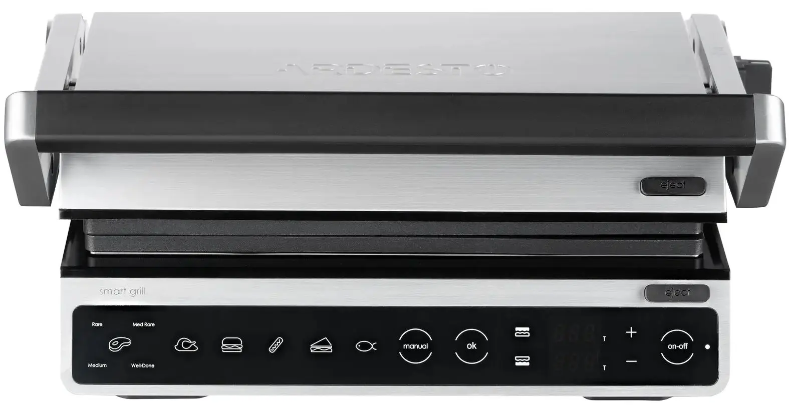 Grill electric Ardesto GK-STC20 (Inox/Black)