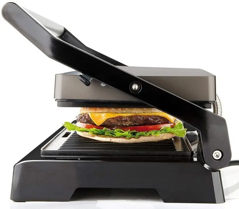 Grill electric Black&Decker BXGR1000E (Black/Inox) - 5