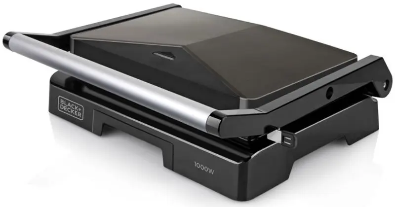 Grill electric Black&Decker BXGR1000E (Black/Inox)