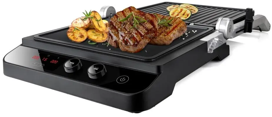 Grill electric Black&Decker BXGR2000E (Black/Inox)