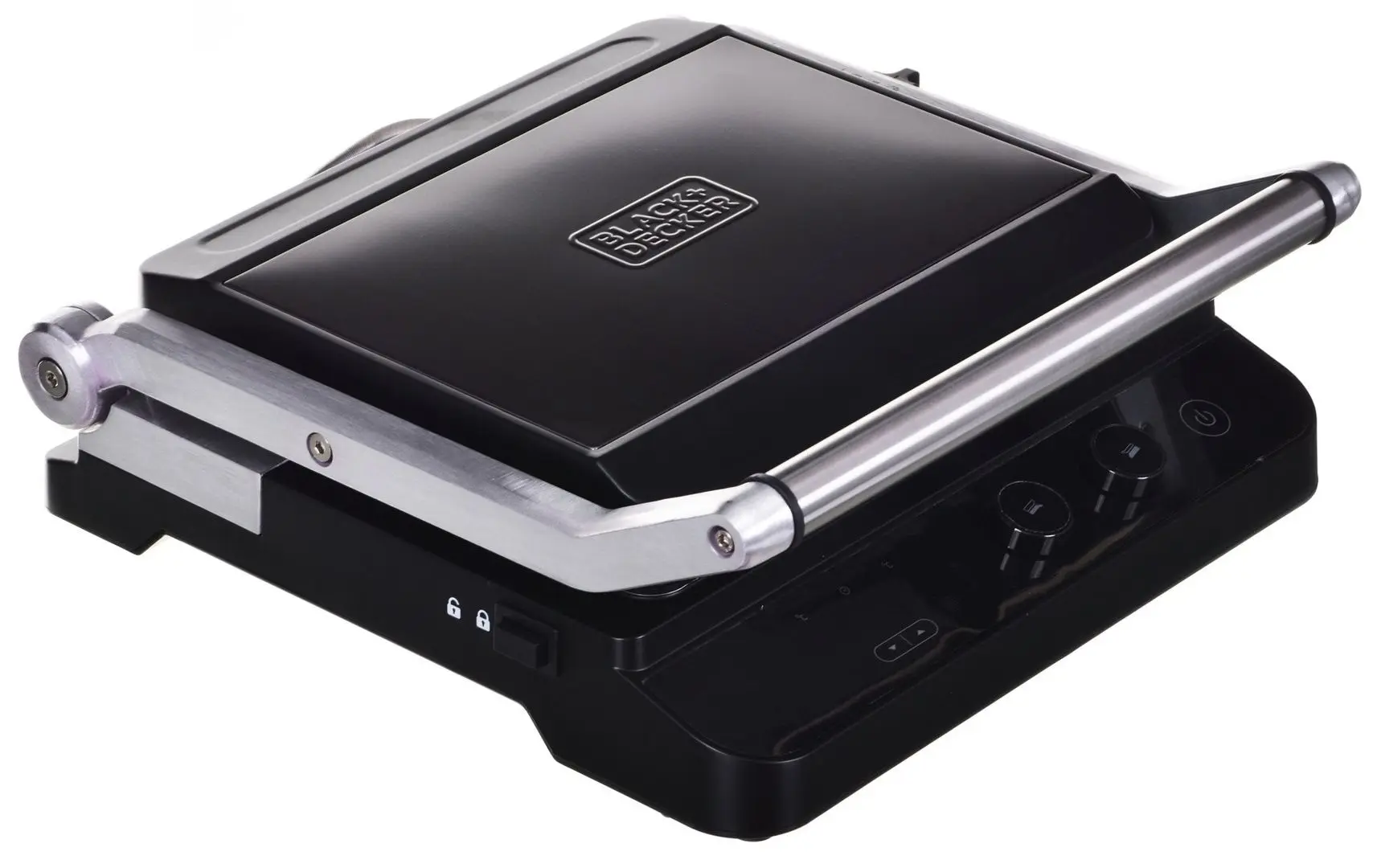 Grill electric Black&Decker BXGR2000E (Black/Inox)