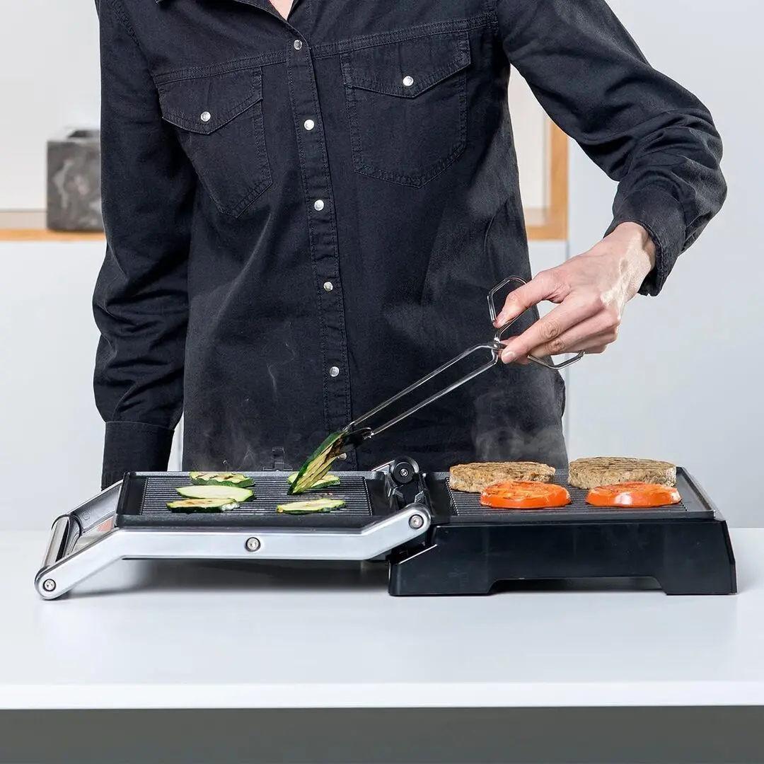 Grill electric Black&Decker BXGR2200E (Silver/Black) - 5