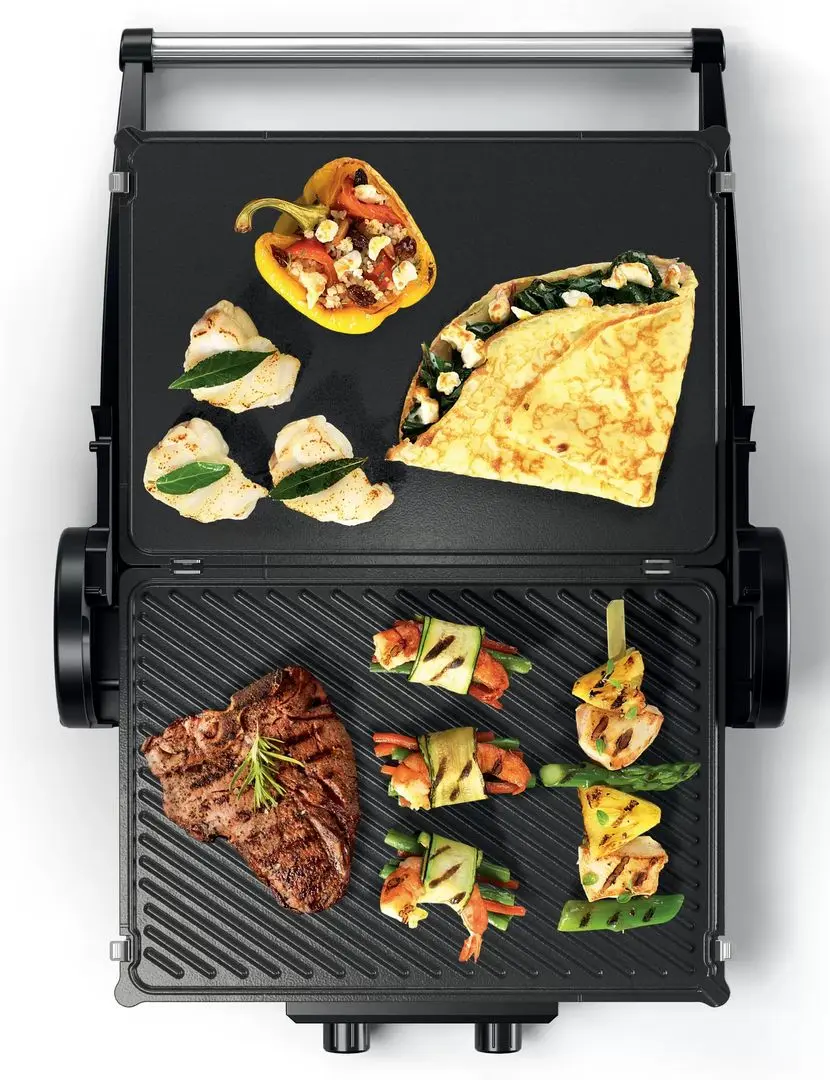 Электрогриль Bosch TCG4215 (Inox/Black)