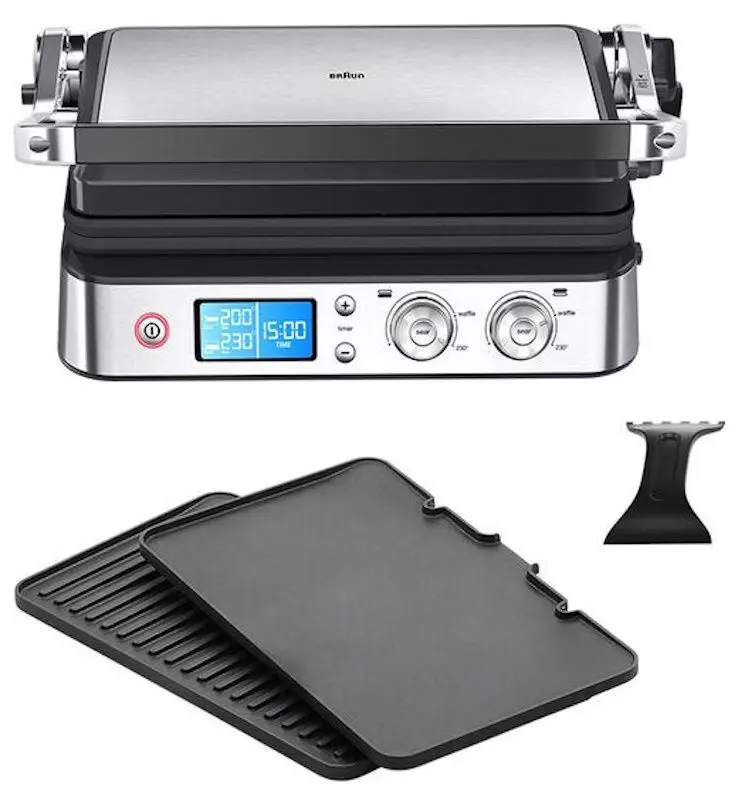 Gril electric Braun MultiGrill 9 CG 9040 (Inox/Black)