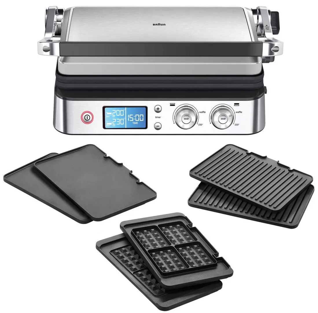 Электрогриль 3в1 Braun MultiGrill 9 CG 9047 (Black/Inox)