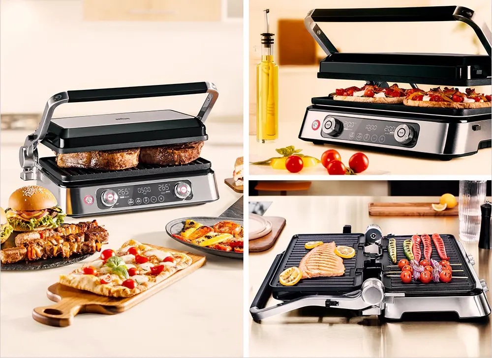 Grill electric Braun MultiGrill 9 Pro CG9140 (Black/Silver)