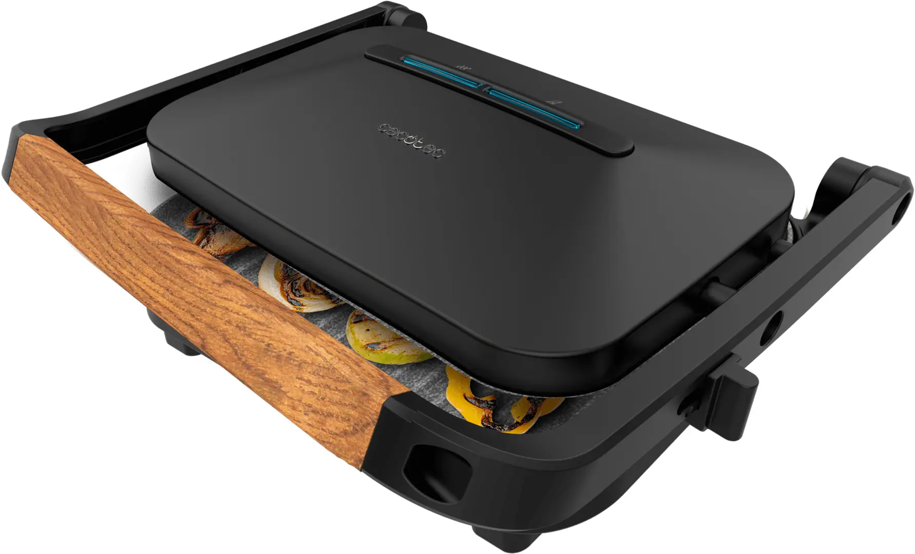 Grill electric Cecotec RocknGrill 1200 (Black/Wood)